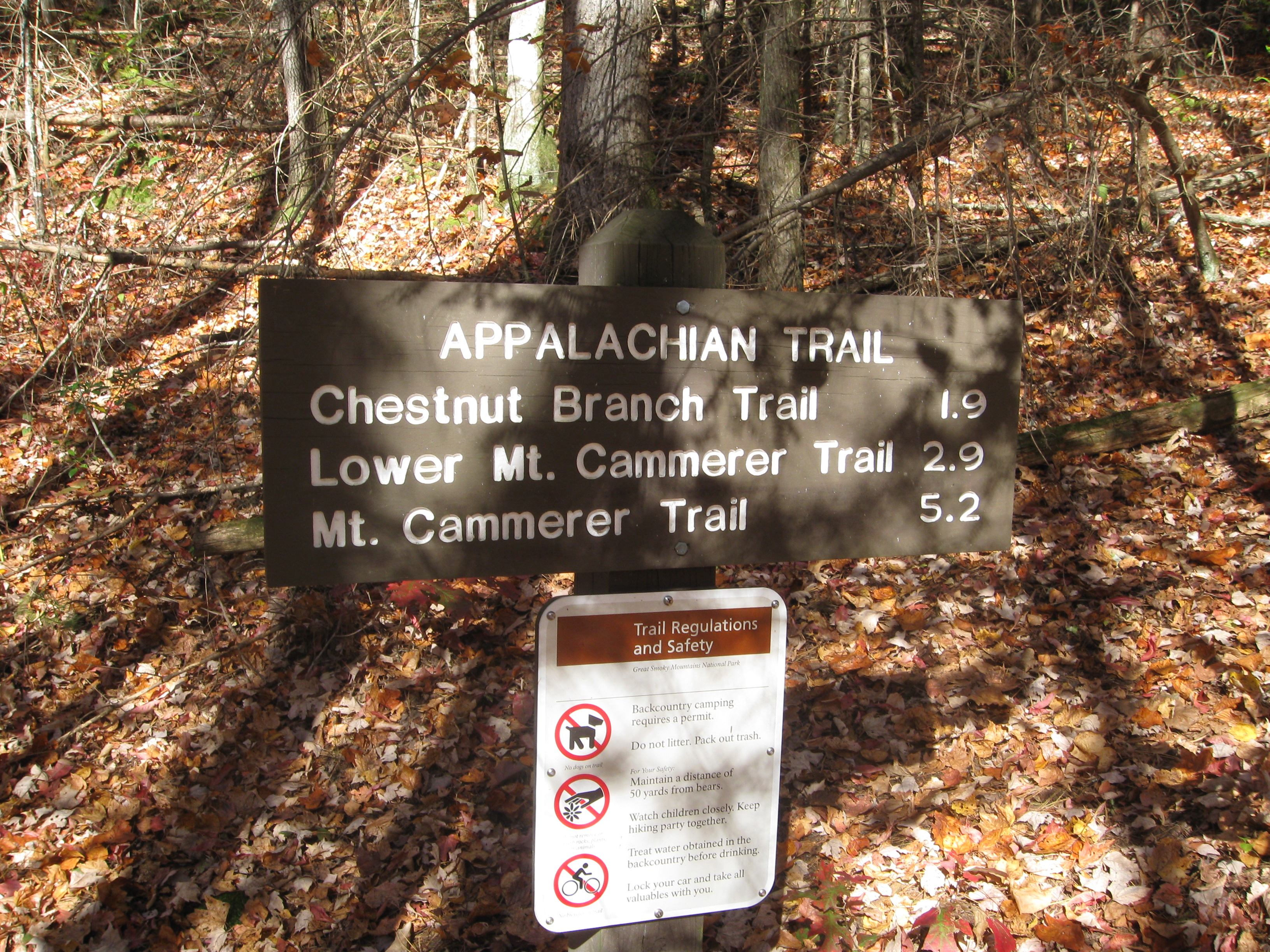 Second Davenport Gap Trailhead Closeup
