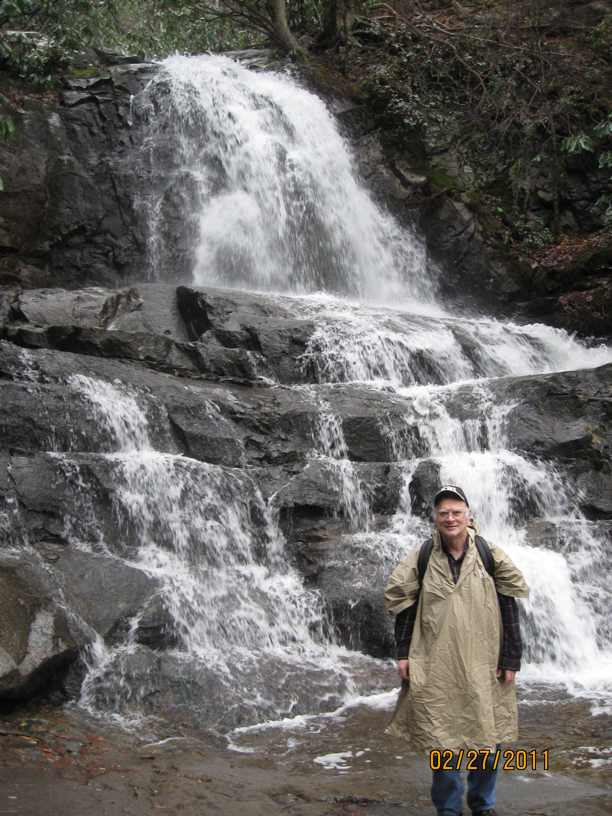 me in front of Laurel Falls