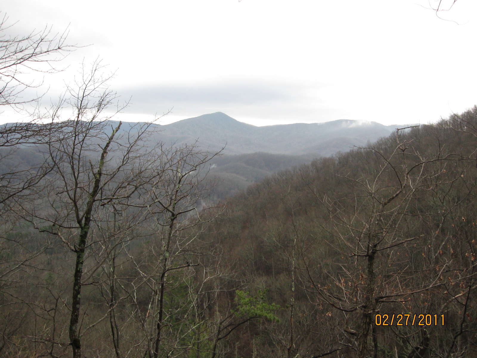 View to the South from Laurel Falls trail
