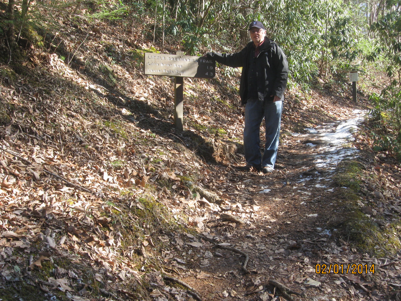 Trailhead for Little Greenbrier Trail