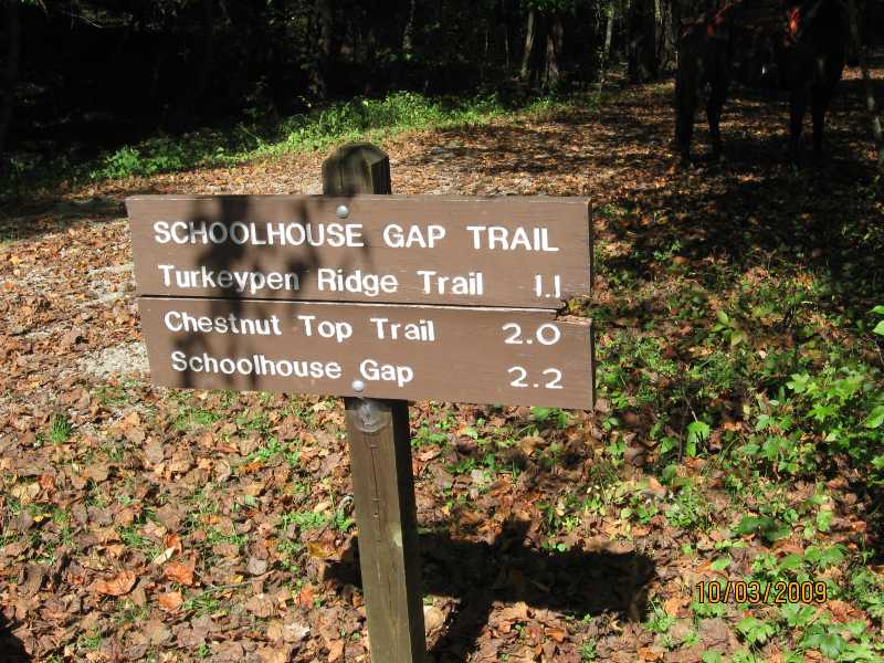 Schoolhouse Gap Trailhead