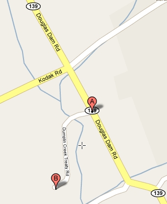 Henry's Station Historical Marker Map